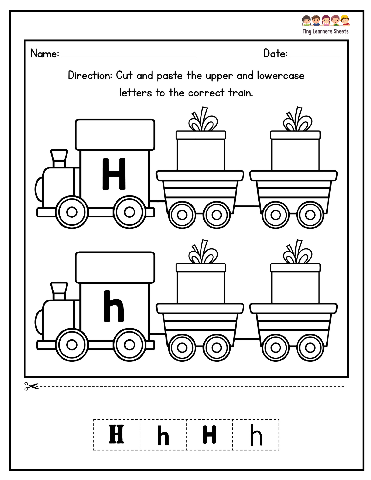 Cat And Paste Letter H